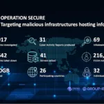 Interpol dismantles more than 20,000 malicious IP addresses and domains linked to 69 different information-stealing malware variants.