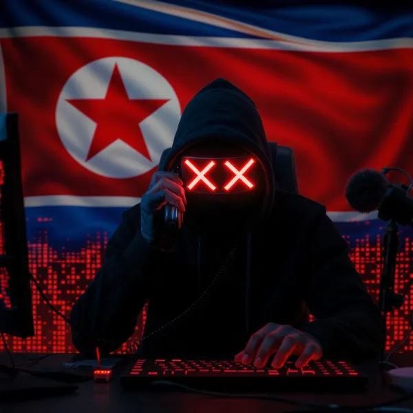 North Korea korean hacker flag