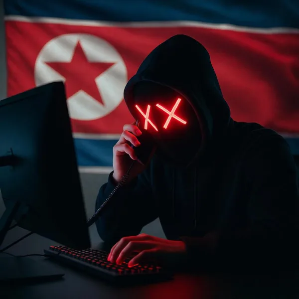 North Korea korean hacker flag
