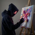 hacker making art