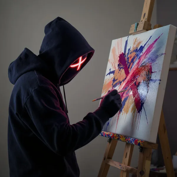 hacker making art